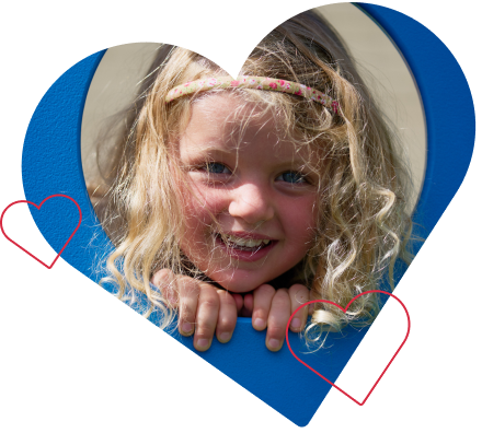 Young girl smiling