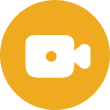 Live streaming video icon