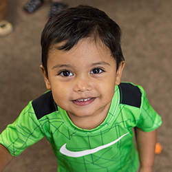 boy smiling