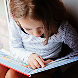 girl reading